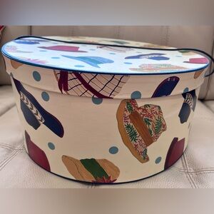 Vintage 2001 16” Diameter x 7.5” High Hat Box